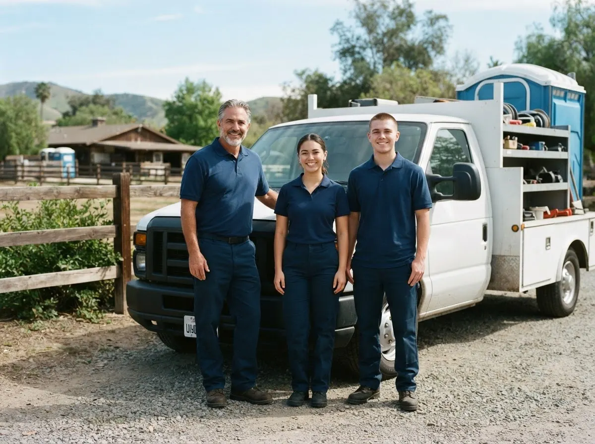 The BrightField Portable Toilets team, portable toilet rentals in Camarillo, CA